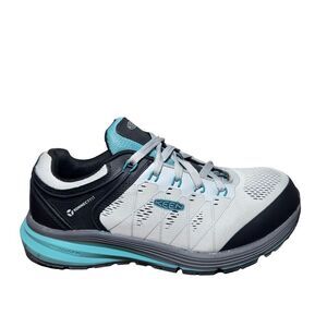 Keen Women's Athletic Shoes - Black and Blue size 9 steel toe